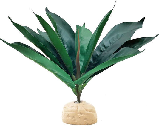 Reptile Plants Terrarium Reptile Tank Decorations for Bearded Dragon Lizard Snake Geckos Chameleon Amphibian Habitat Terrarium Decor (Green)