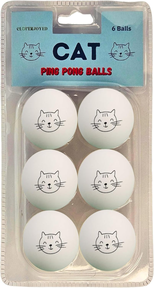Ping Pong Balls for Cats, 6 Pack, Enrichment Toys, Cat Lovers Gift Ideas, Ball Pits, Bouncy