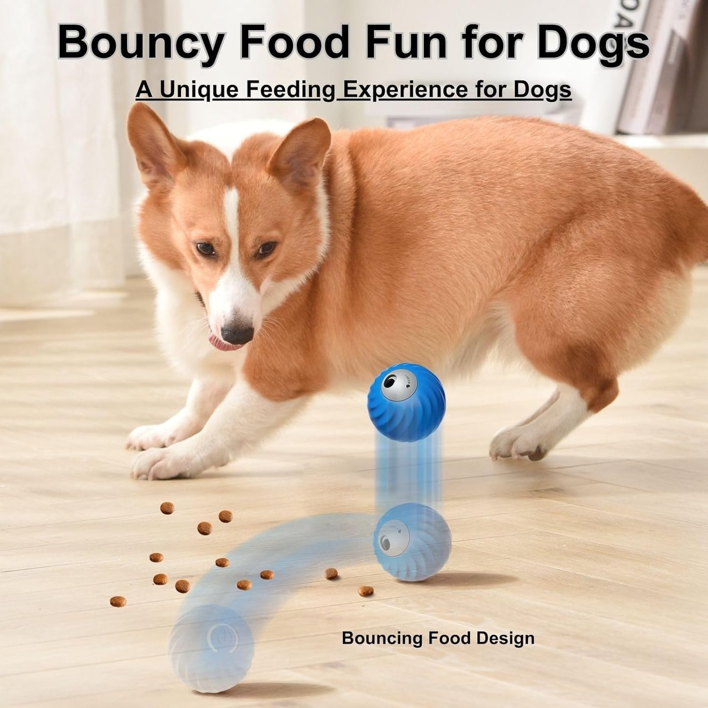 Zoomie Buddy 2.0, Zoomie Buddy for Dogs, 2 in 1 Smart Touch Interactive Dog Balls ＆ Pet Feeder, 2.83" Diameter, Suitable for Small/Medium Dogs, with Fruit Plush Cover (2*Orange, Tomato)