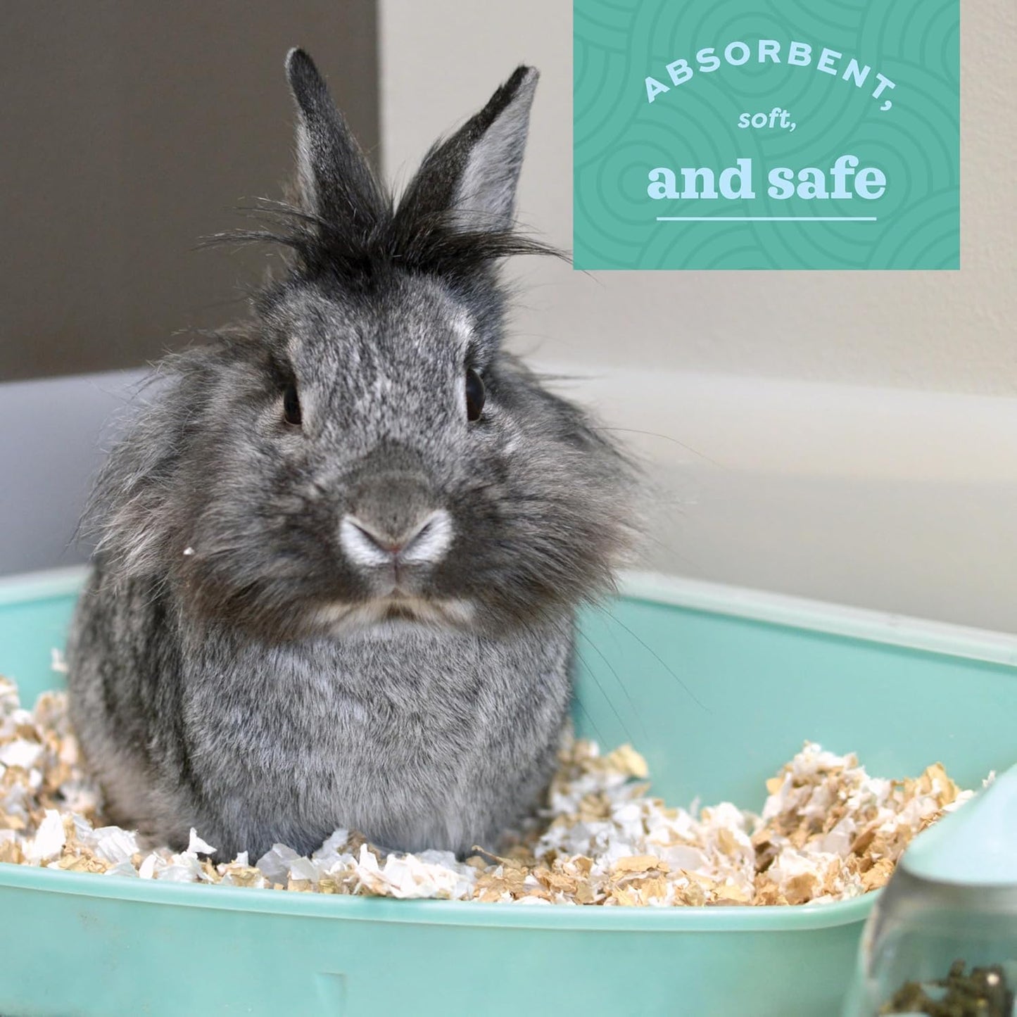 Oxbow Pure Comfort Bedding, Rabbit, Hamster, & Guinea Pig Bedding, Bunny Supplies for Litter Box, Pet Safe, Bunny Litter Box, Guinea Pig Cage, 99.9% Non-Dust, Blended, 178 Liter Bag