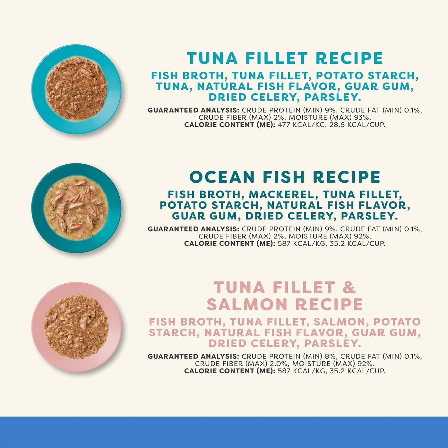 Applaws Natural Wet Cat Food in Gravy, Limited Ingredient, Grain-Free, No Artificial Cat Food Cups, Fish Selection in Gravy (18x 2.12 oz Cups)