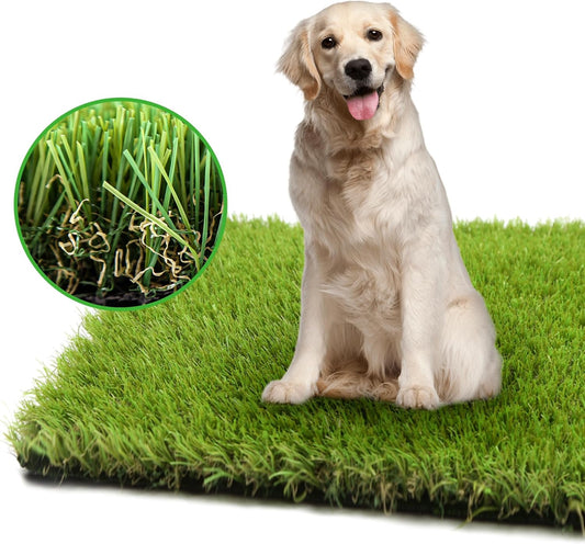 Artificial Grass Turf for Dogs 3 ft x 10 ft,1.38 inch Fake Grass Pee Pad for Puppy Potty Training，Faux pet Grass Rug for Indoor/Outdoor Patio,Dogs Wee Wee Pad,Turf Grass Mat for Dogs Potty