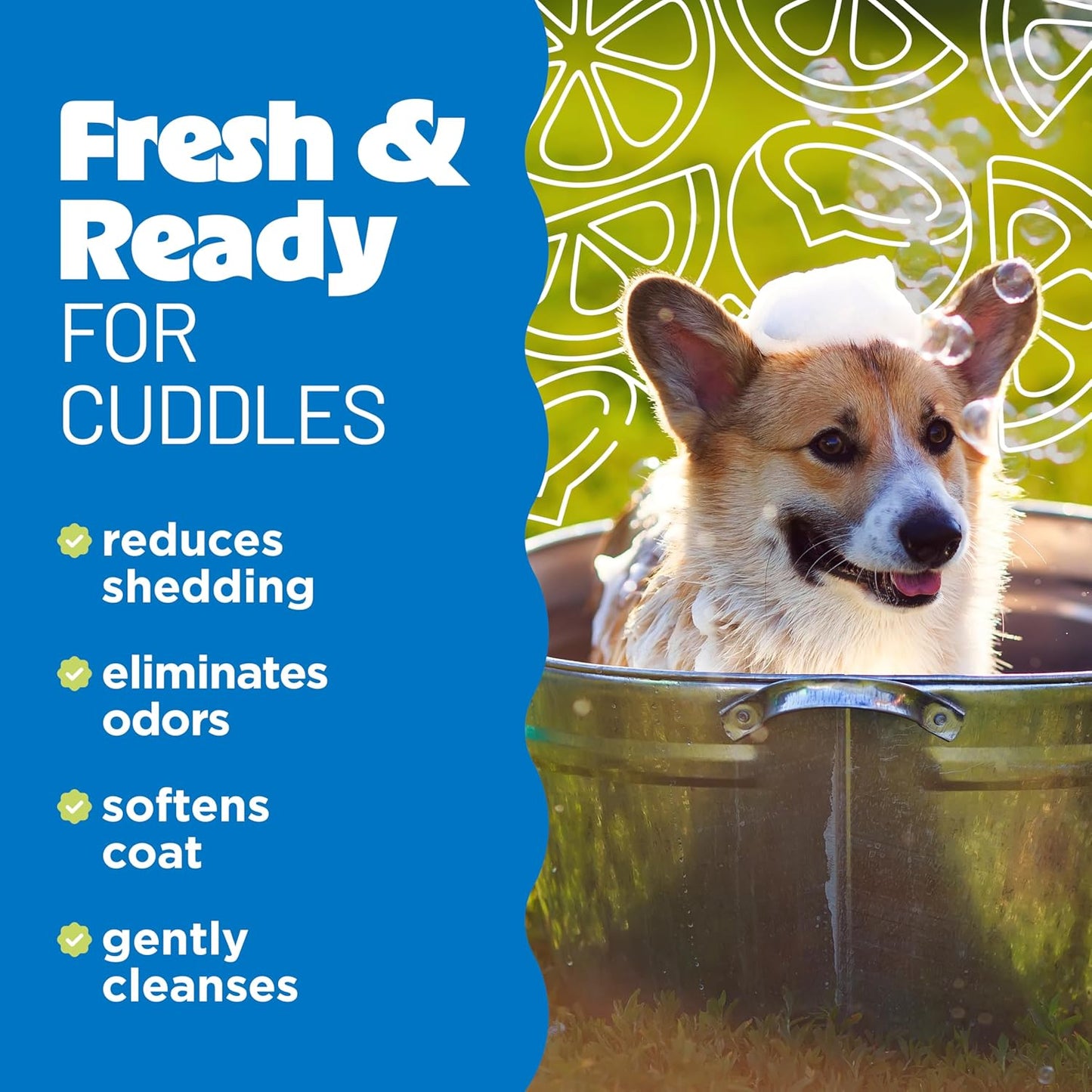 TropiClean Deshedding Dog Shampoo, Fast-Acting Shedding Control & Coat Softener, Puppy Safe, Made in USA, Lime & Coconut Scent, Cat Friendly, 20oz.