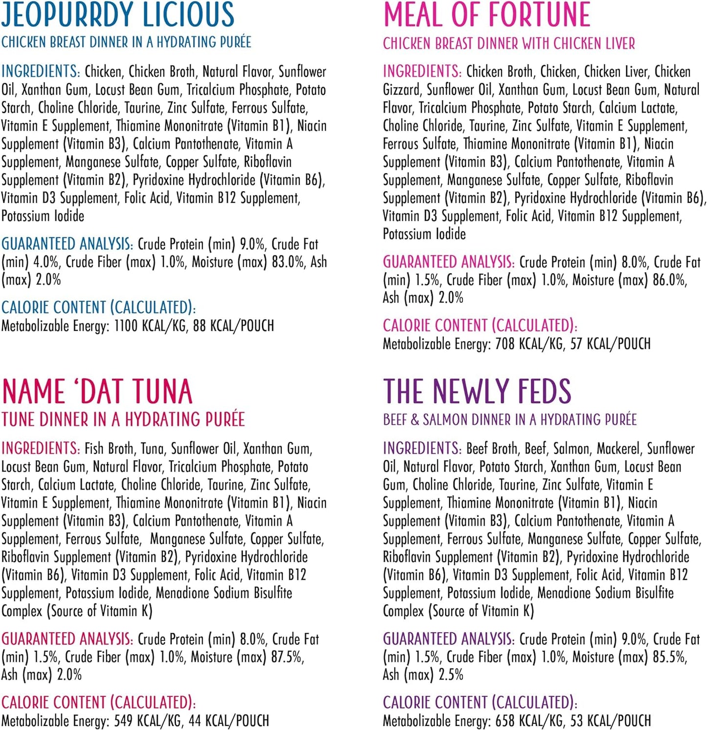 Weruva Slide N' Serve Paté Wet Cat Food, The Showcase Chowdown Variety Pack, 2.8oz Pouch, Pack of 16