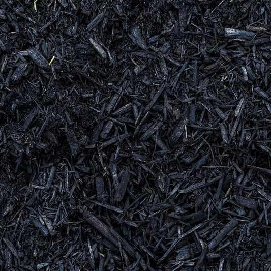 Premium Black Wood Mulch for Landscaping, Gardens, Lawns, Potting Media, and Potted Plants (0.5 CF - 14 L - 15 QTS)